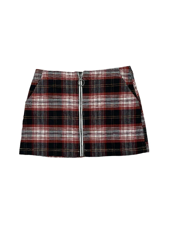 1990's Plaid Mini Skirt