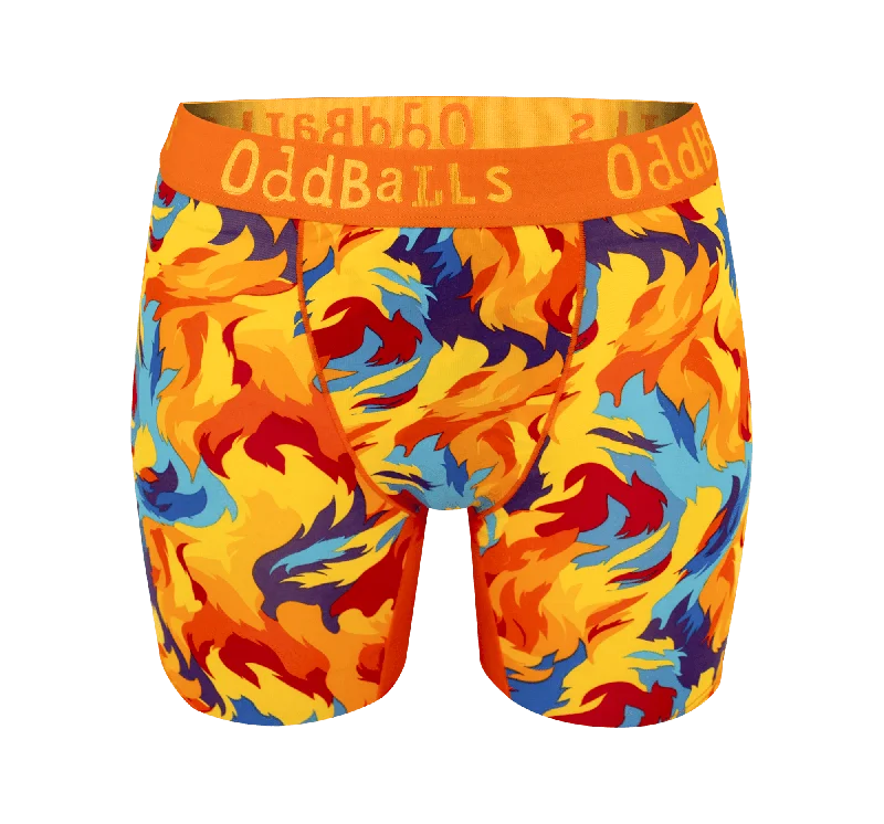 Great Balls of Fire - Ladies Bamboo Boxers