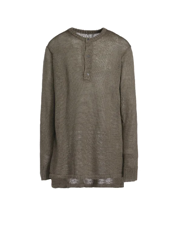 ACRYLIC HEMP HENRY LONG PULLOVER