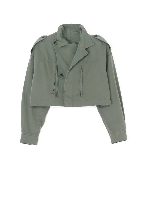 MILITARY TWILL ARMY SHORT JACKET