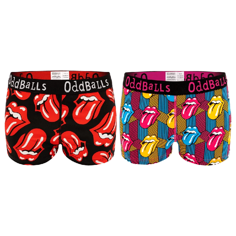 The Rolling Stones Bundle - Ladies Boxer Shorts 2 Pack Bundle