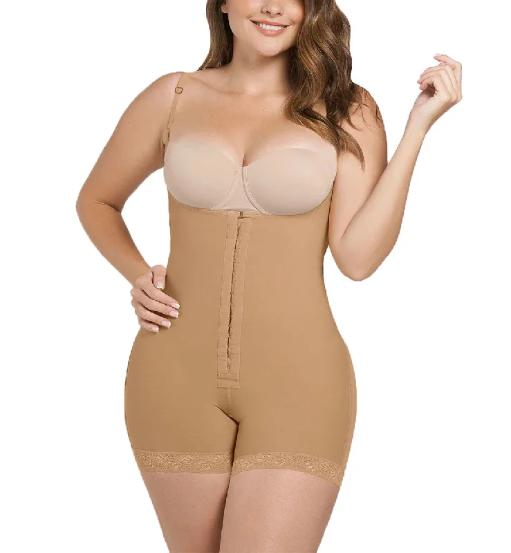 Leonisa Firm Compression Shaper with Boyshort Butt Lifter (018491) - Beige