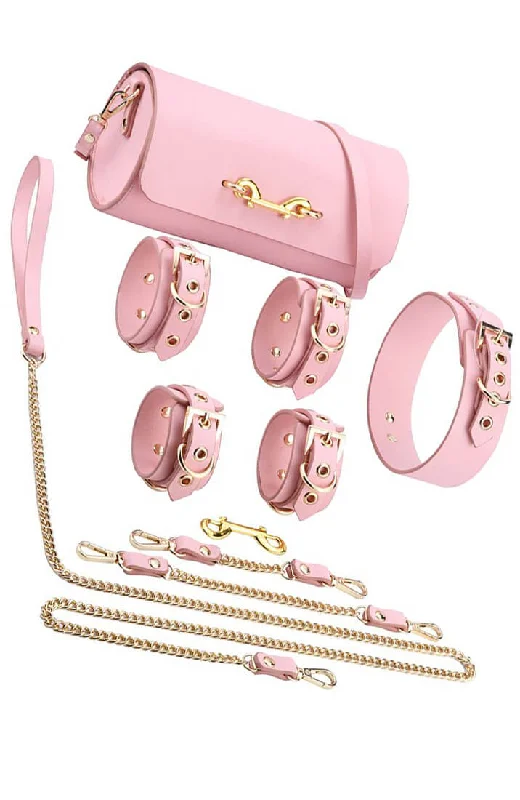 BDSM Deluxe 5 Item Kit - Pink