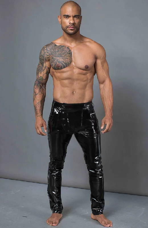 Black PVC pants - Macho