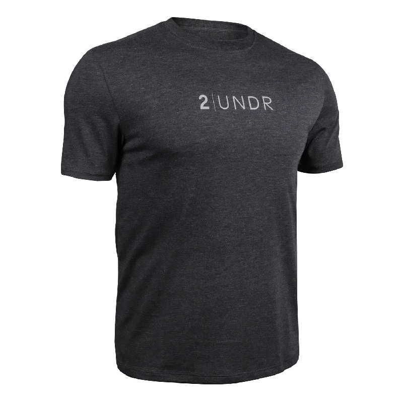 Men’s t-shirts for working out-Branded All Day Crew Tee - Heathered Charcoal