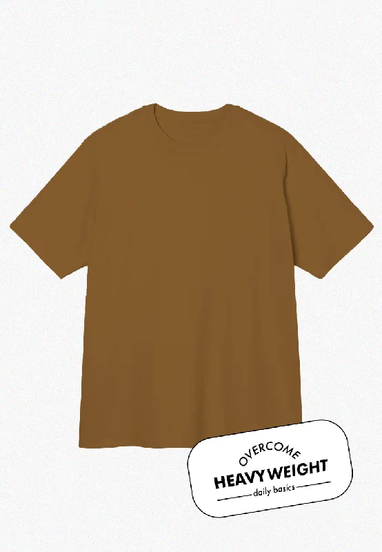 Men’s versatile t-shirts for everyday wear-Camiseta Overcome Dailybasics Oversized Marrom