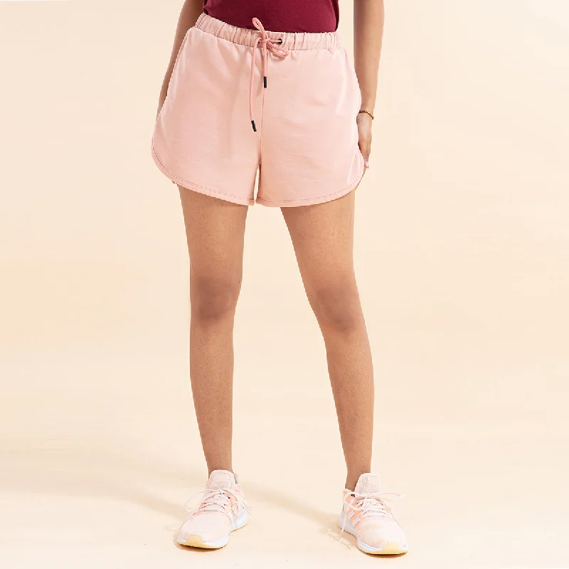 Chill-Pill Cotton Terry Shorts Nykd All Day-NYK039-Evening Sand Pink