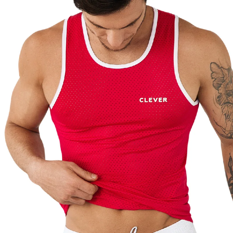 Clever Moda Tank Top Joy Red Men's Underwear