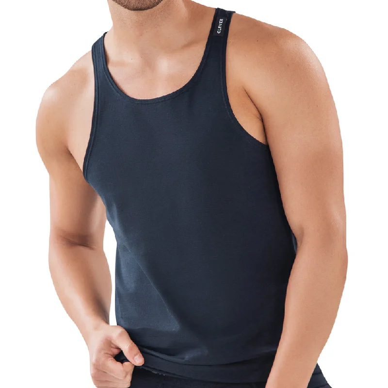 Clever Moda Tank Top Progress Black Men's Underwear