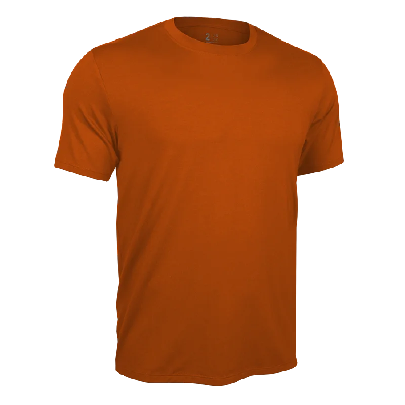 Luxury Crew Tee - Deep Orange