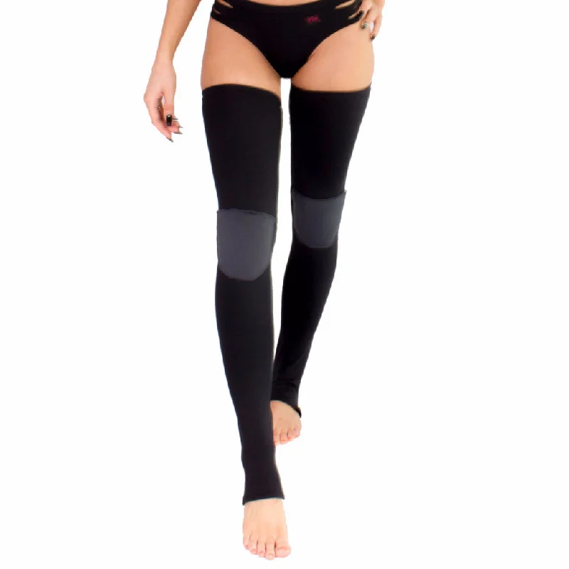 Dance Leg Warmers - Black / Charcoal