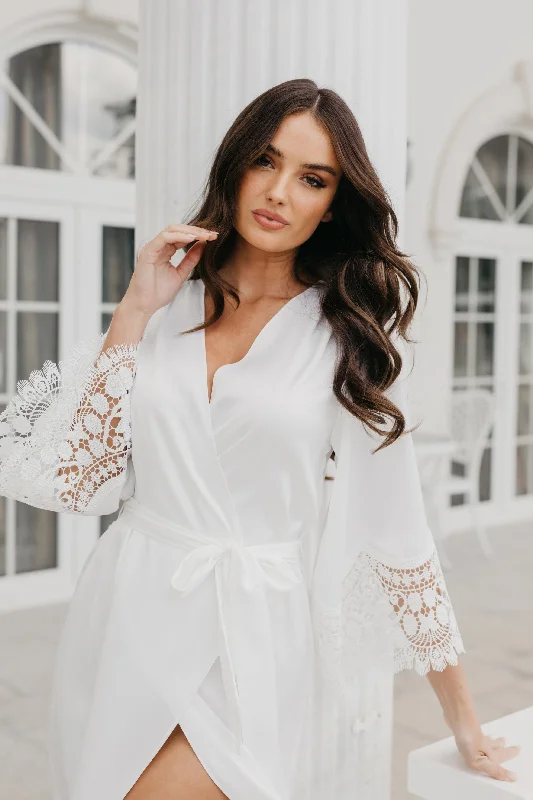 Hazel Petal Hem Satin Midi Robe