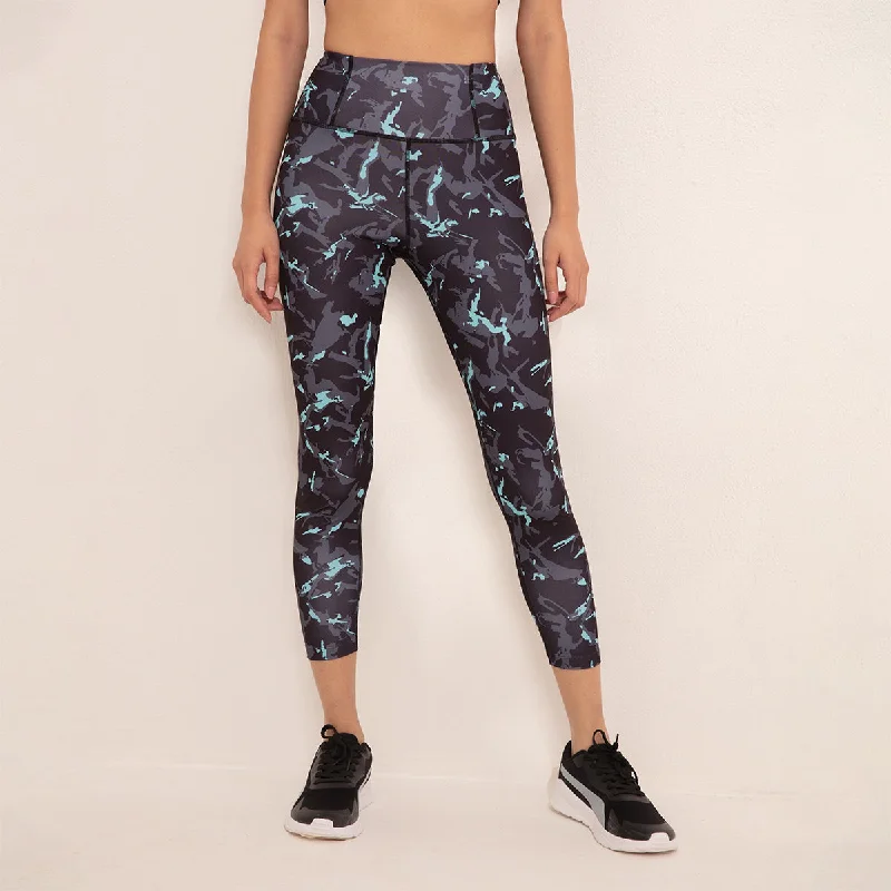 High Rise Trendsetter Printed Legging-NYK121-Neo Camo