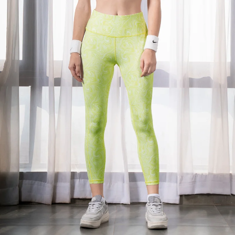 High Waist Ankle Length Sports Leggings With Pockets-AT-4