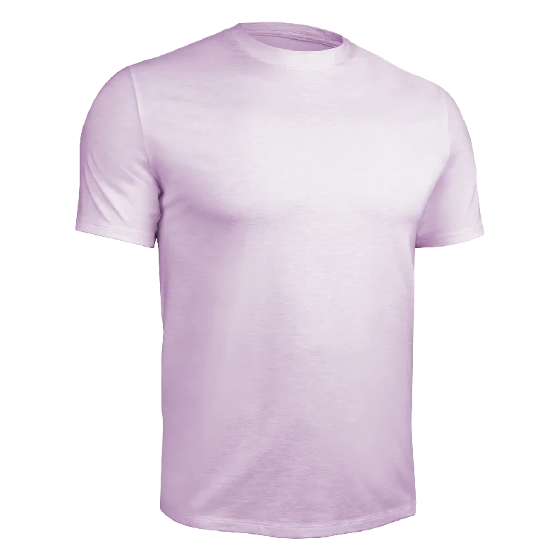 Luxury Crew Tee - Heathered Lavender