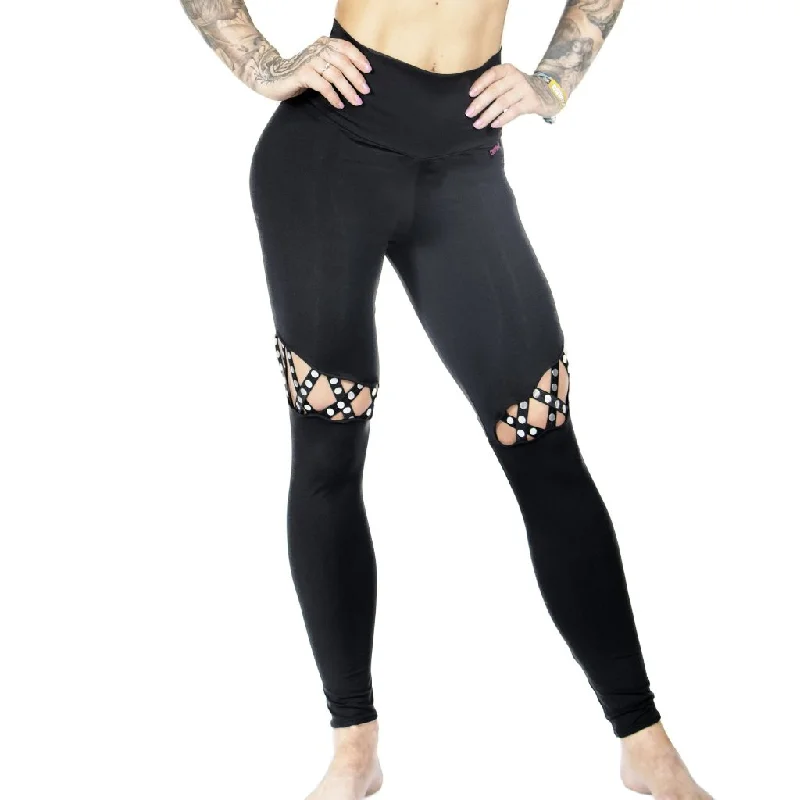 Mystique High Waist Leggings - Black