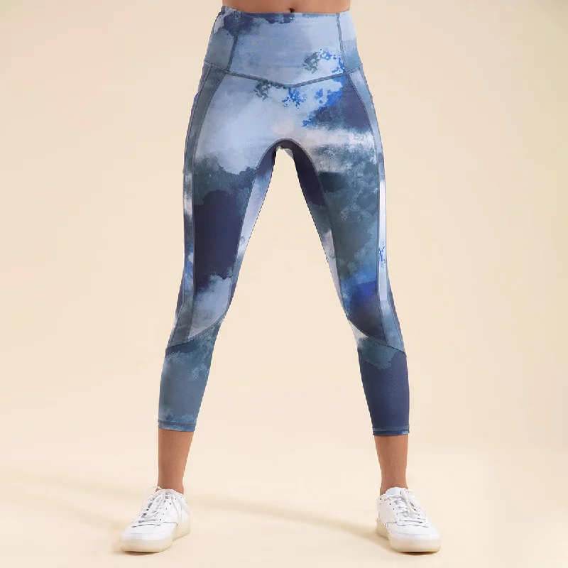 Nykd All Day High Rise Trendsetter Printed Legging-NYK300-Smoky