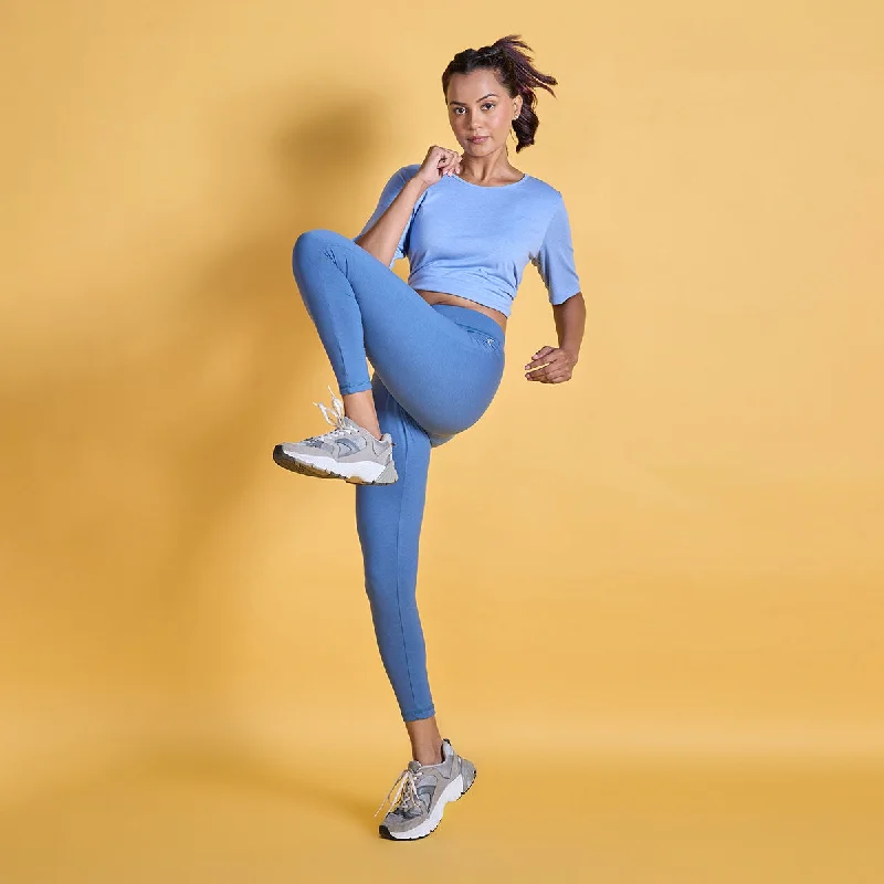 Nykd All Day Iconic comfort legging-NYAT076-Coronet blue