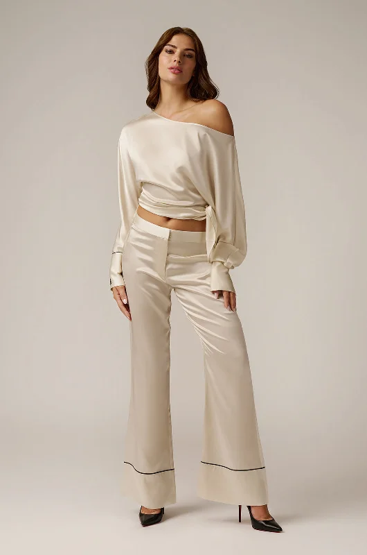 OVERSIZED SILK PANT