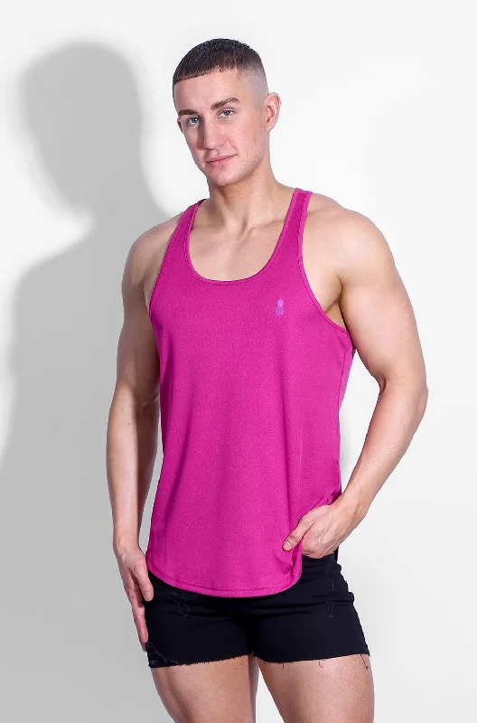 JJ Gym Tank Top - Dark Pink