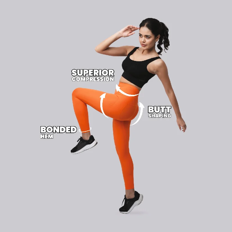 Seamless Quick Dry High Compression Butt Shaping Ankle Length Sports Leggings AT-21