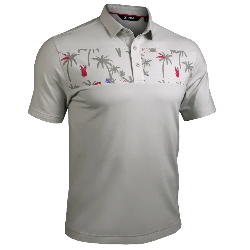 Short Sleeve Polo - Magnum IP - La Quinta/Light Grey