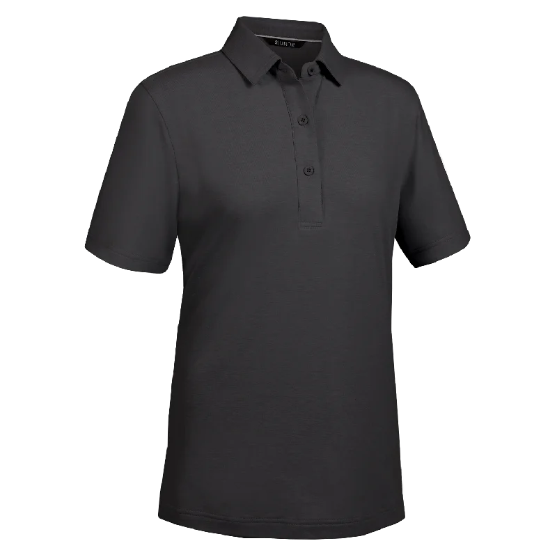 Womens Short Sleeve Polo - The Classic - Black