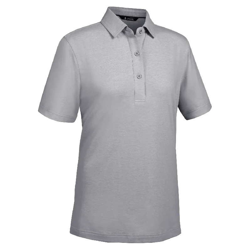 Womens Short Sleeve Polo - The Classic - Light Grey